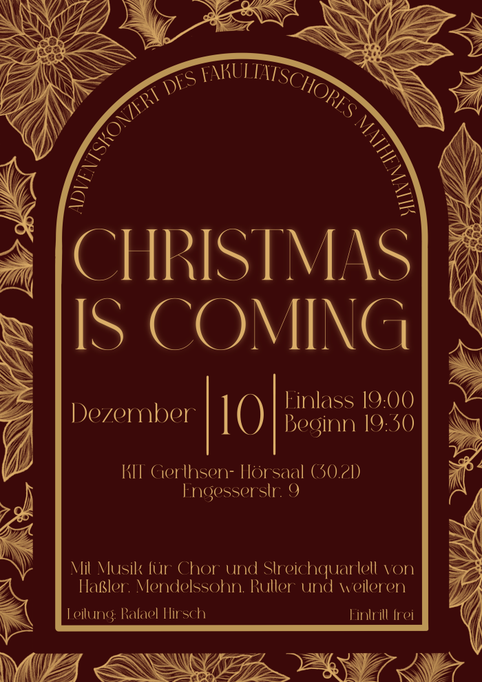 Christmas is Coming - Adventskonzert des Mathechors 2025